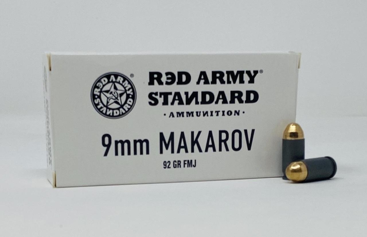 tury Arms Red Army Standard Steel 9mm Makarov 92 Grain 1000-Rounds Bulk FMJ Ammo