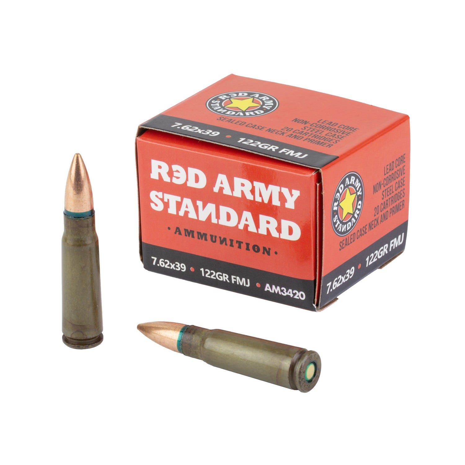 Century Arms Red Army Standard 7.62 X 39 122 Grain 20-Rounds FMJ - Century Arms