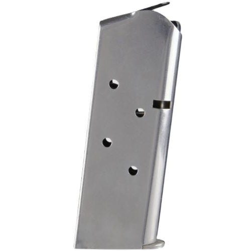 Check-Mate 1911 Sub-Compact Magazine 3in Stainless .45 ACP 6-Rounds