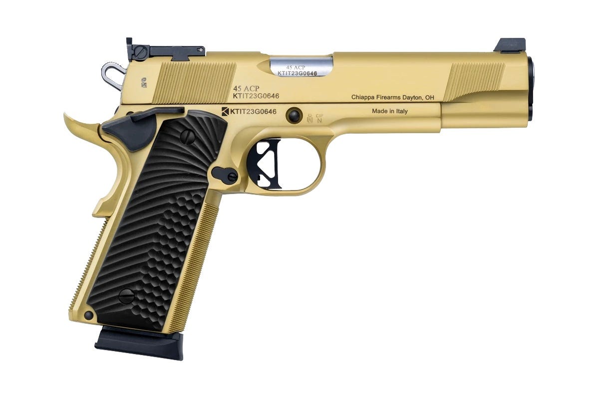 Chiappa Firearms 1911 Empire Gold .45 ACP 5 Barrel 8-Rounds - Chiappa Firearms