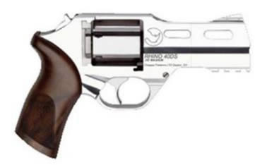 Chiappa Firearms White Rhino 40DS Brushed Nickel .357 Mag / .38 SPL 4 Barrel 6-Rounds