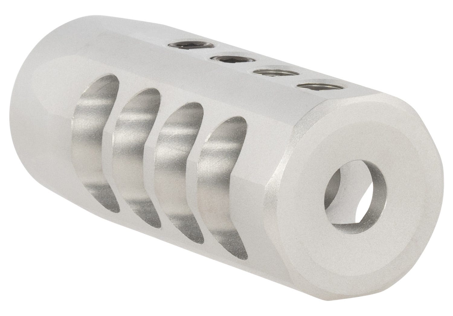 Christensen Arms Side-Baffle Brake Natural Titanium .338 Cal 5/8x24 - Christensen Arms