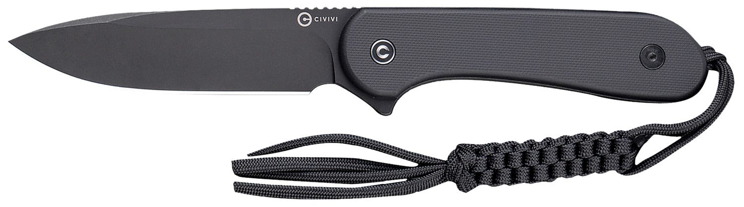 Civivi Knives Civivi Knives Elementum 3.98 Fixed Plain Edge D2 Blade - $74.50 at GrabAGun