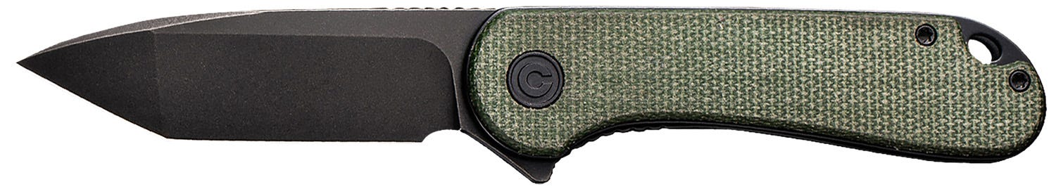 Civivi Knives Civivi Knives Elementum Green 2.96 Folding Tanto D2 Blade - $52.50 at GrabAGun