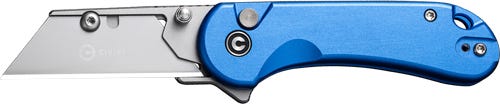 Civivi Knives Civivi Knives Elementum Utility Knife Blue 2.26 w/ 3 Extra Blades - $42.50 at GrabAGun