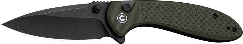 Civivi Knives Civivi Knives Faeger OD Green G10 2.98 Plain Edge Drop Point CPM-S30V Blade - $59.50 at GrabAGun