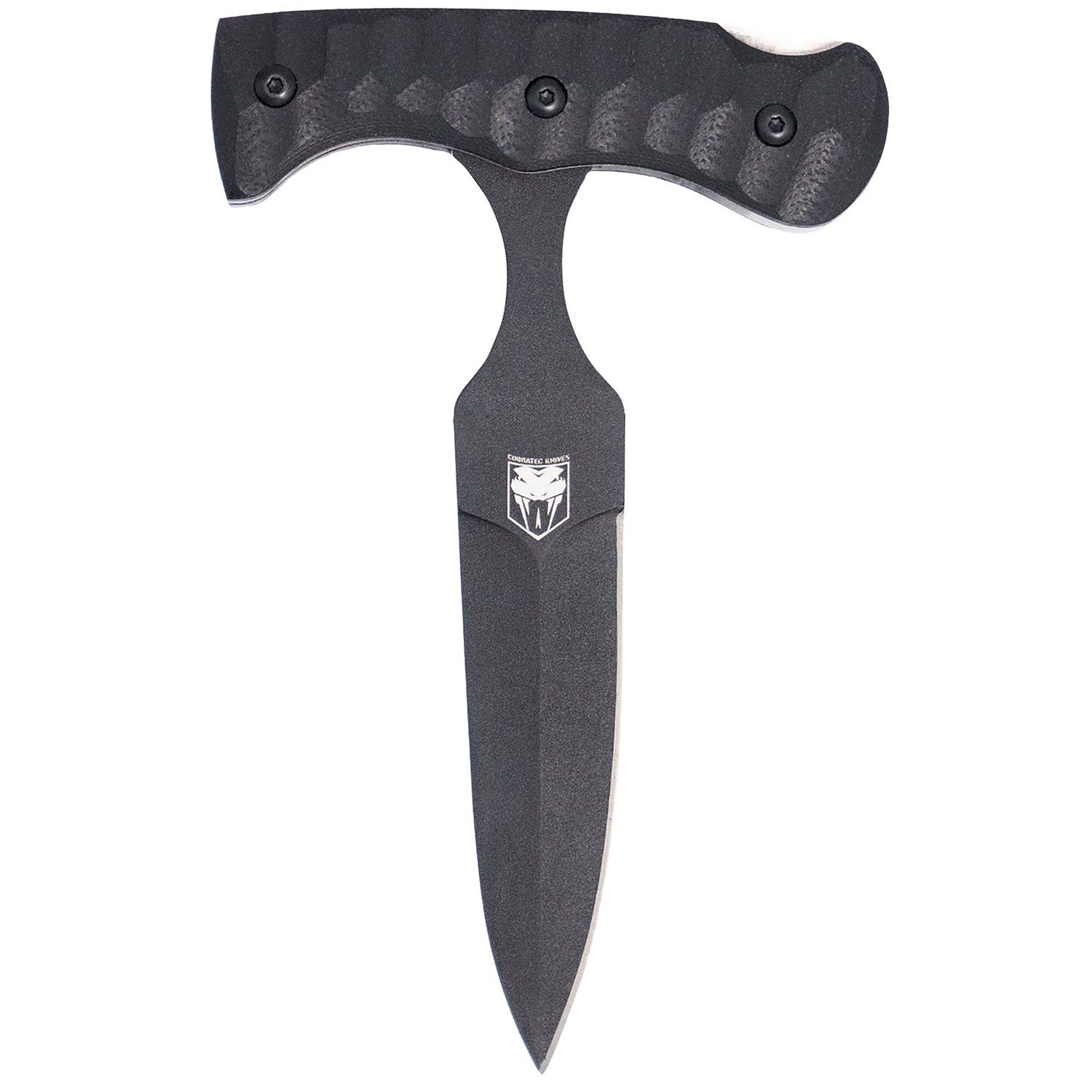 CobraTec Knives Folding Push Dagger 2.88 Plain Edge D2 Blade