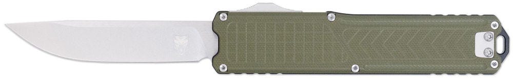 Cobratec Knives CobraTec Knives Ranger OD Green OTF Automatic Double Action 3.25 Drop Point D2 Blade - $189.99 at GrabAGun