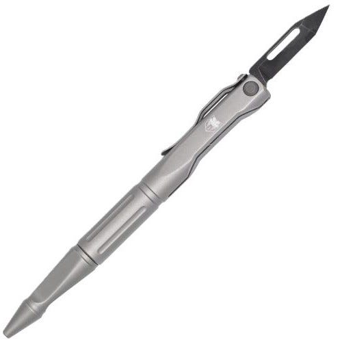 Cobratec Knives Scribe Pen Knife Grey 1.5 Tanto Blade