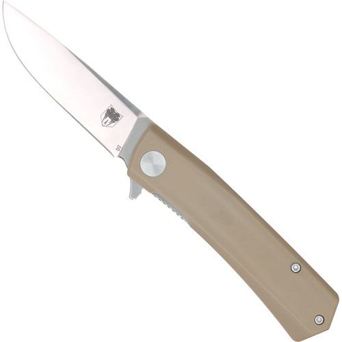Cobratec Knives Serpent Sand 3 G10 Liner Lock