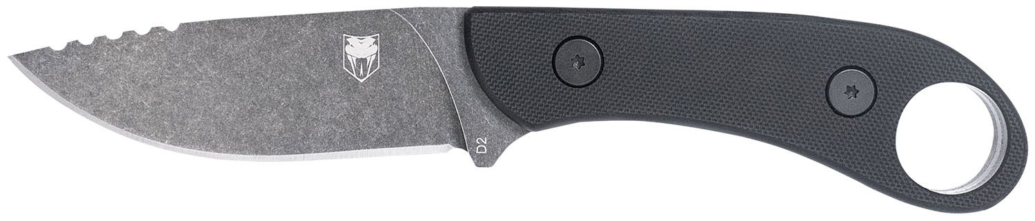 CobraTec Knives Skinner Gen 2 3.5 Folding Plain Edge D2 Blade w/ Finger Ring G10 Scales - CobraTec Knives