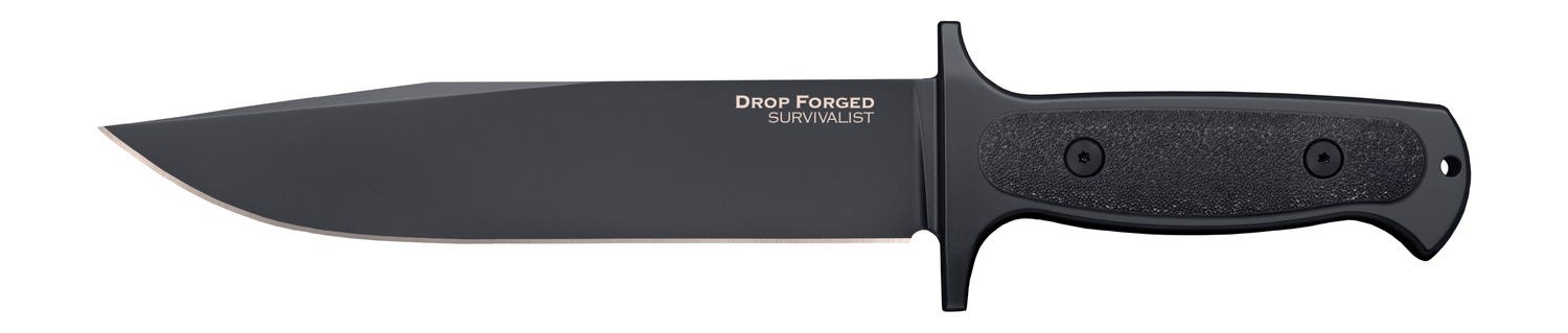 Cold Steel Cold Steel Drop Forged Survivalist 8 Fixed Plain Edge Clip Point 52100 High Carbon Steel Kray-Ex - $69.19 at GrabAGun