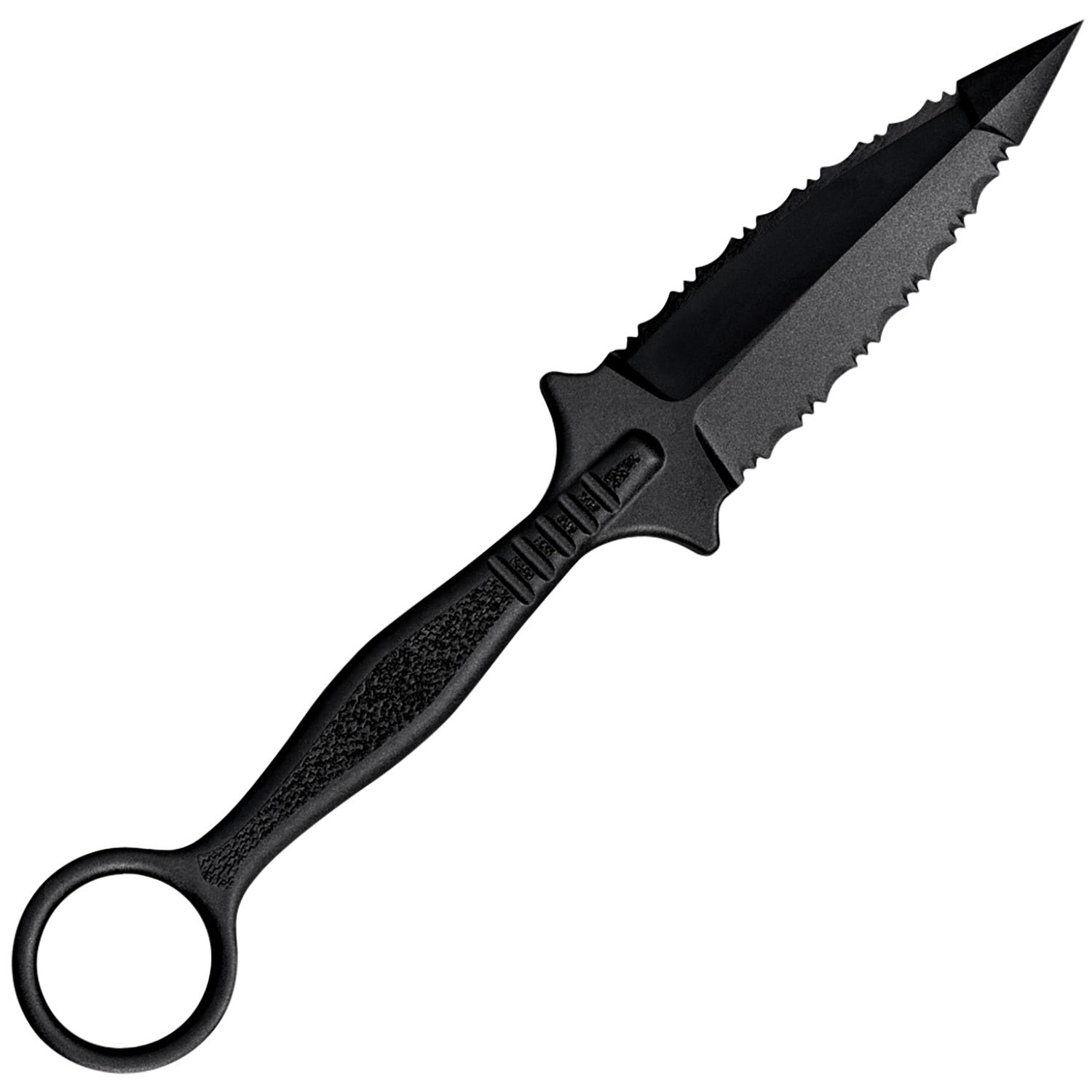 Cold Steel FGX Ring Dagger 3.5 Serrated Dagger Griv-Ex Blade