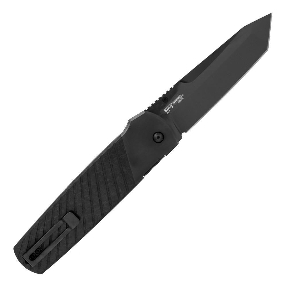 Cold Steel Hatamoto Folding Knife - 4 Plain Edge Tanto CPM S20V Blade