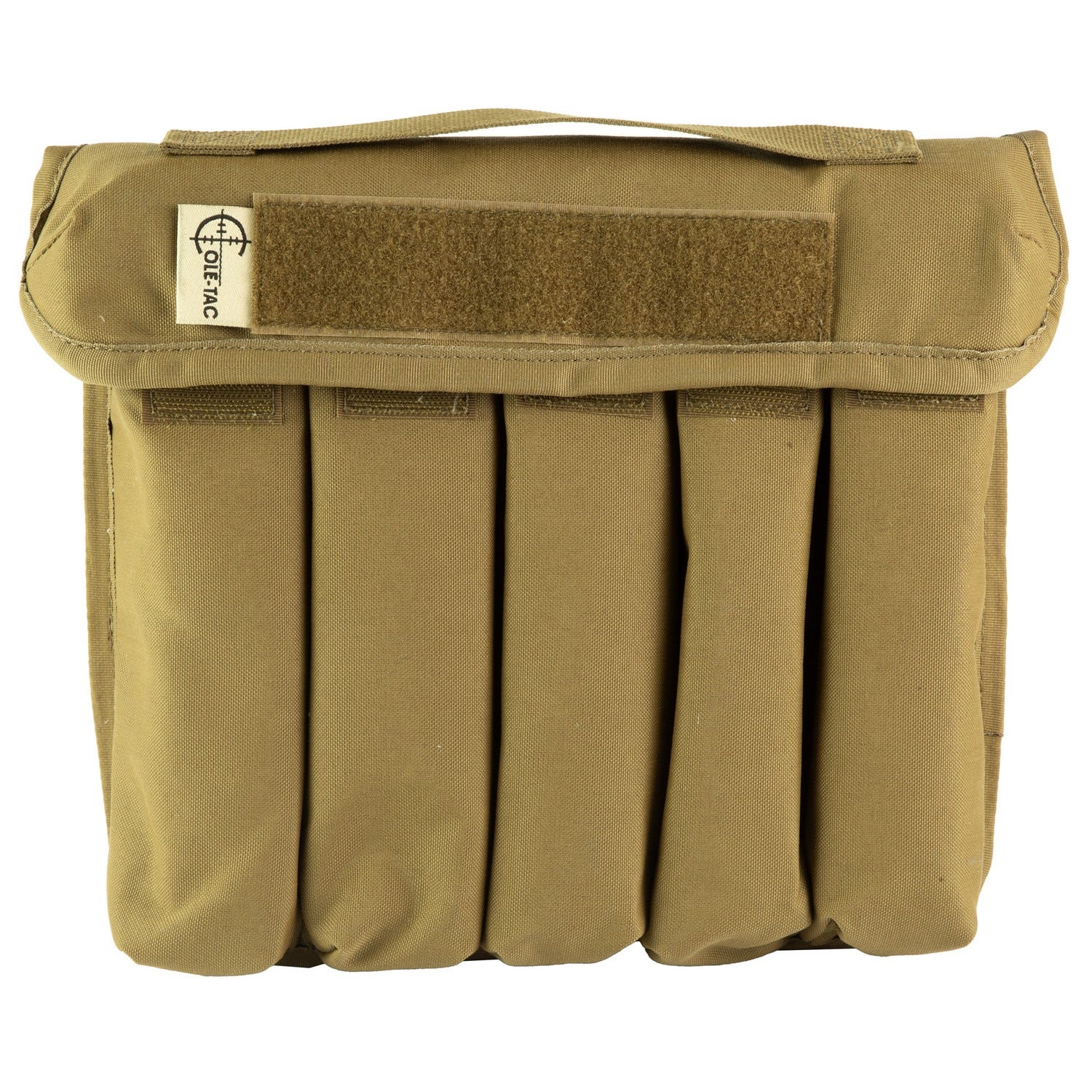Cole-TAC Can Caddy Coyote Brown 500 Denier 5-Slot Suppressor Storage
