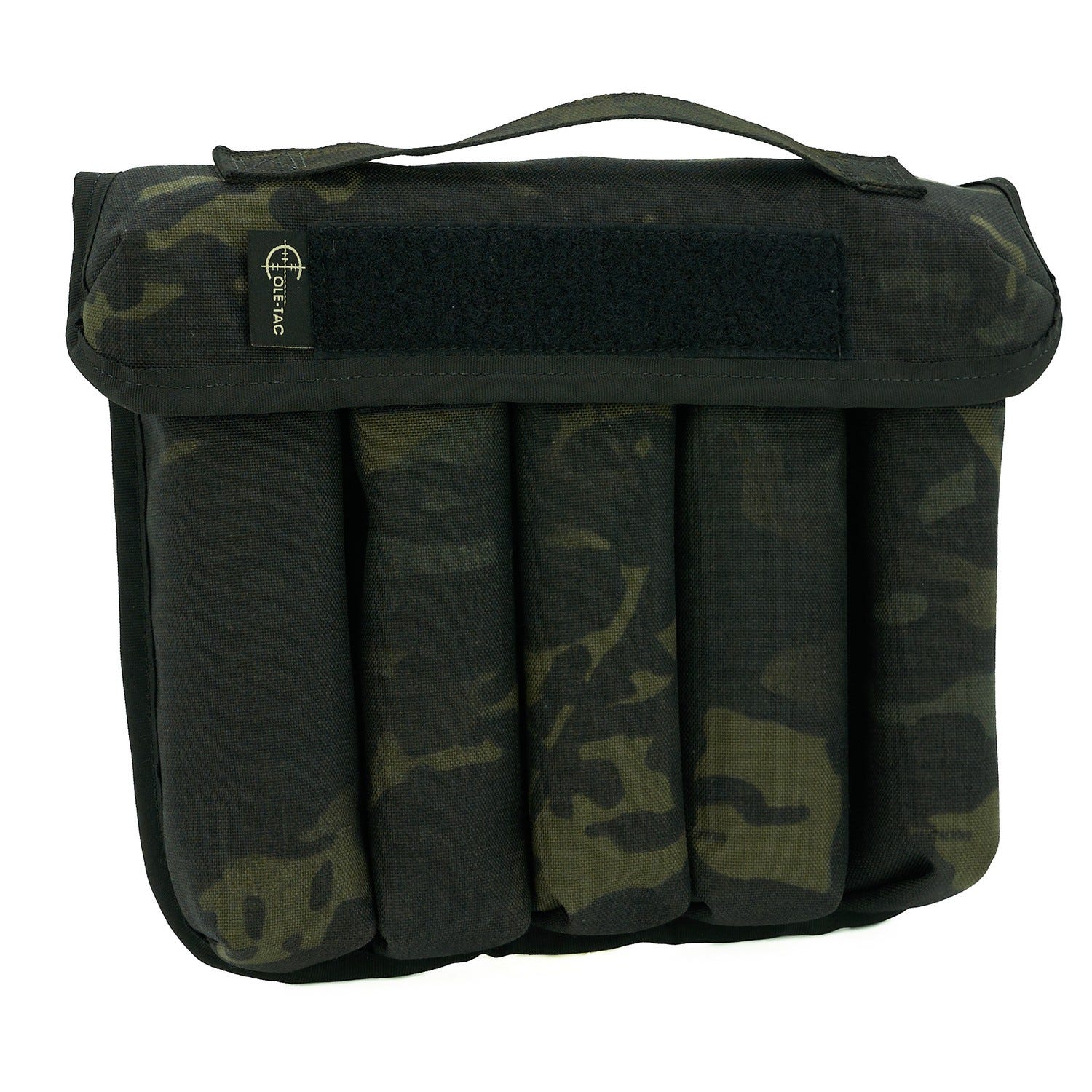Cole-TAC Can Caddy Multicam Black 5-Slot Suppressor Storage