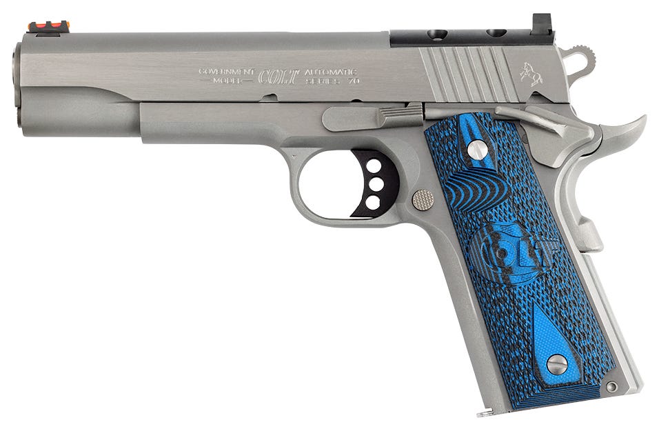 Colt Firearms 1911 Competition Stainless 9mm 5 Barrel 9-Rounds OR Factory Blem