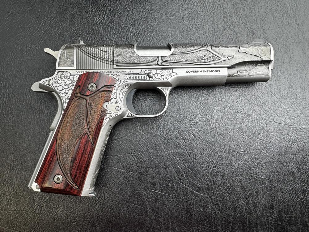 Colt Firearms 1911 Government Dragon Stainless Steel .38 Super 5 Barrel 9-Rounds