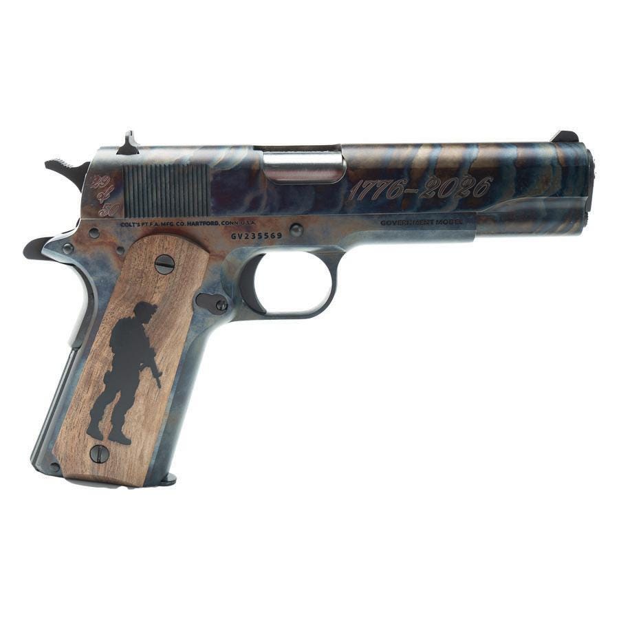 Colt Firearms 1911 Government 250 Years of Freedom Color Case Hardened .45 ACP 5 Barrel 7-Rounds
