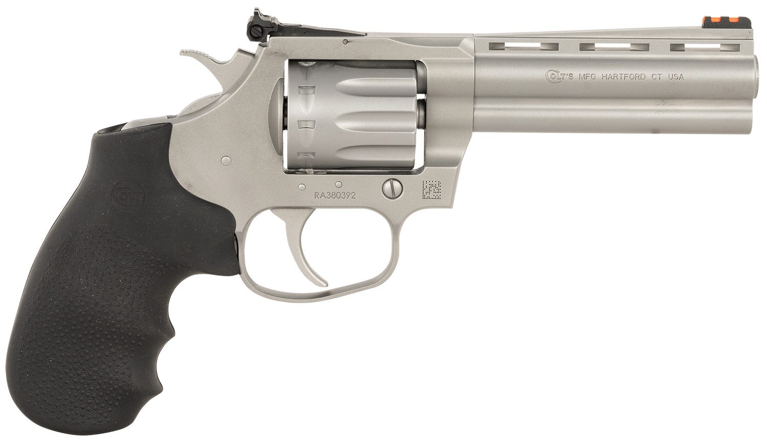colt firearms king cobra target matte stainless .22 lr 4.25 barrel 10-rounds