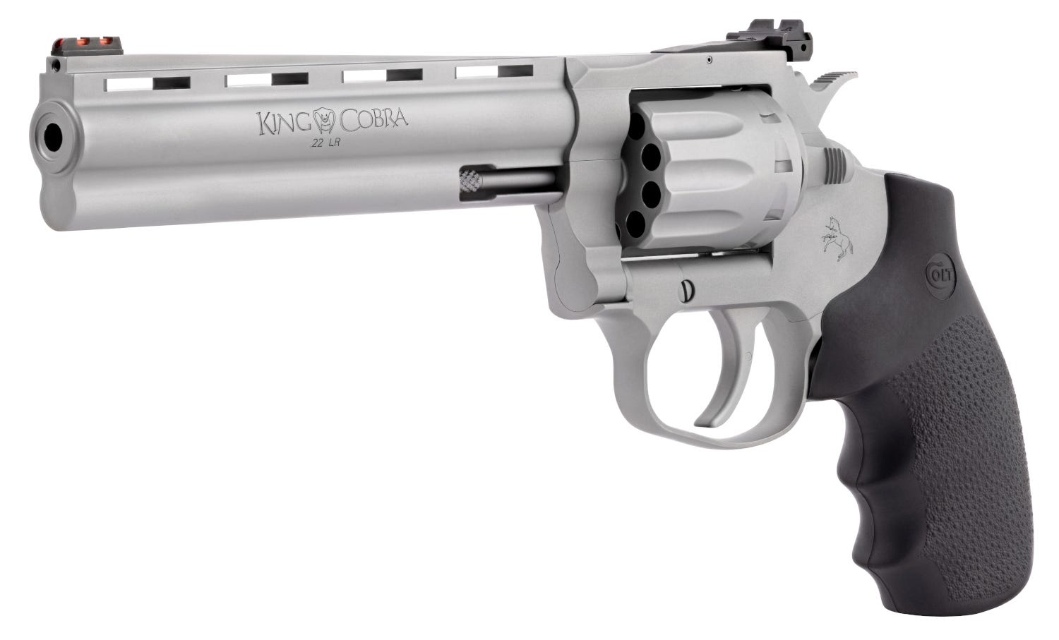 colt firearms king cobra matte stainless .22 lr 6 barrel 10-rounds factory blem