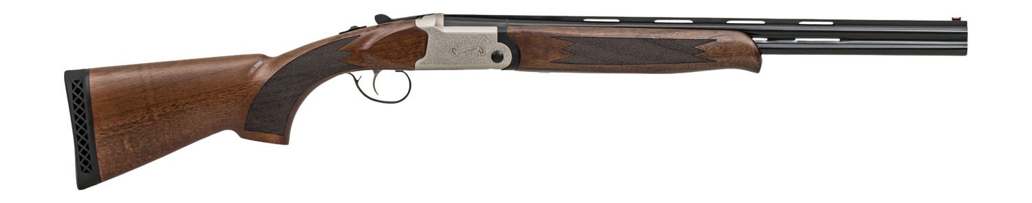 Crickett My First Shotgun Field Walnut / Silver 20 GA-3 20 Over/Under Barrel 2-Rounds - Davey Crickett