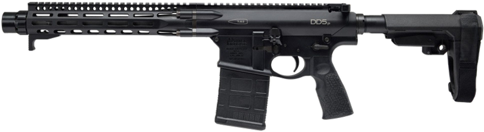 Dd5(R) P 9mm Luger Semi-Auto Ar Pistol - Dd5 P 12.5'''' 7.62x51mm 12.5'''' Bbl 5/8x24 (1)20rd Mag Black