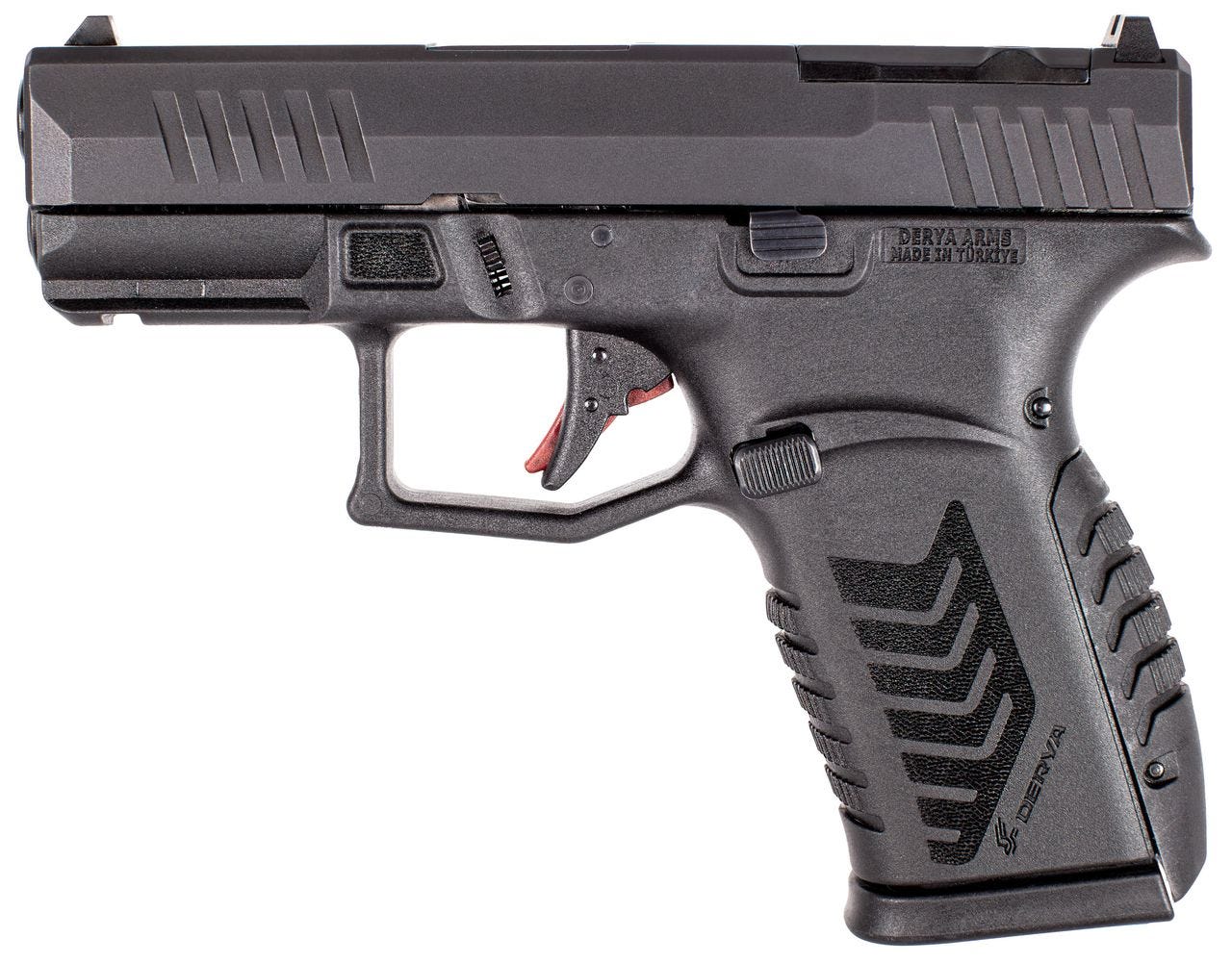 Derya Firearms(R) - 10L.DY9Z.TR - DY9Z Micro Compact 9mm Luger 3.5" Semi Auto 10+1 Black Pistol