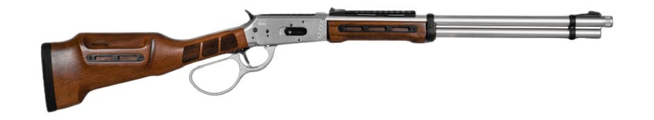 Derya RAN Walnut / Nickel .44 Mag 20 Threaded Barrel 9-Rounds w/ Picatinny Rail - Derya