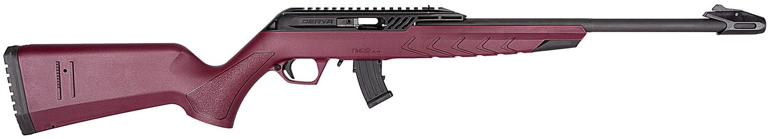 Derya TM22 Black Cherry .22 LR 18 Barrel 10-Rounds - DEMO