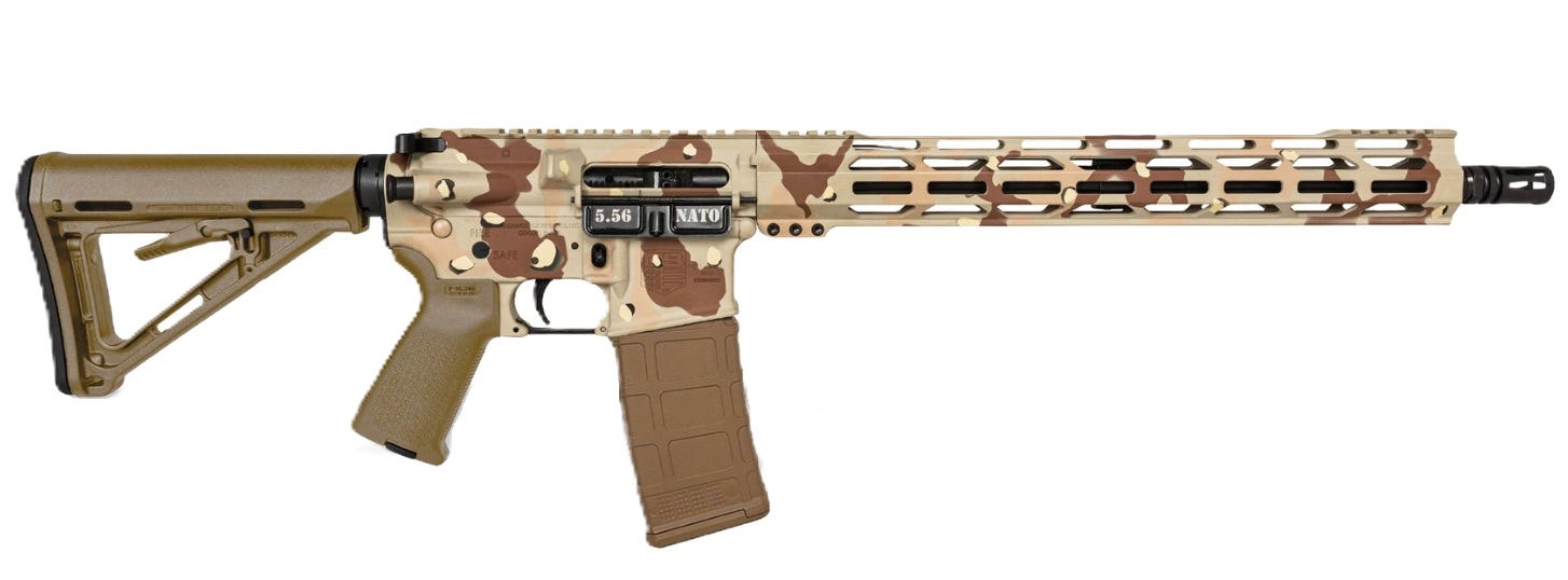 Diamondback DB15 Chocolate Chip Camo 5.56 16 Barrel 30-Rounds - Diamondback Firearms