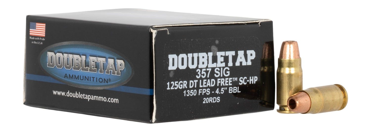 DoubleTap Handgun Ammunition .357 Sig 125 Grain 20-Rounds BJHP - DoubleTap Ammunition