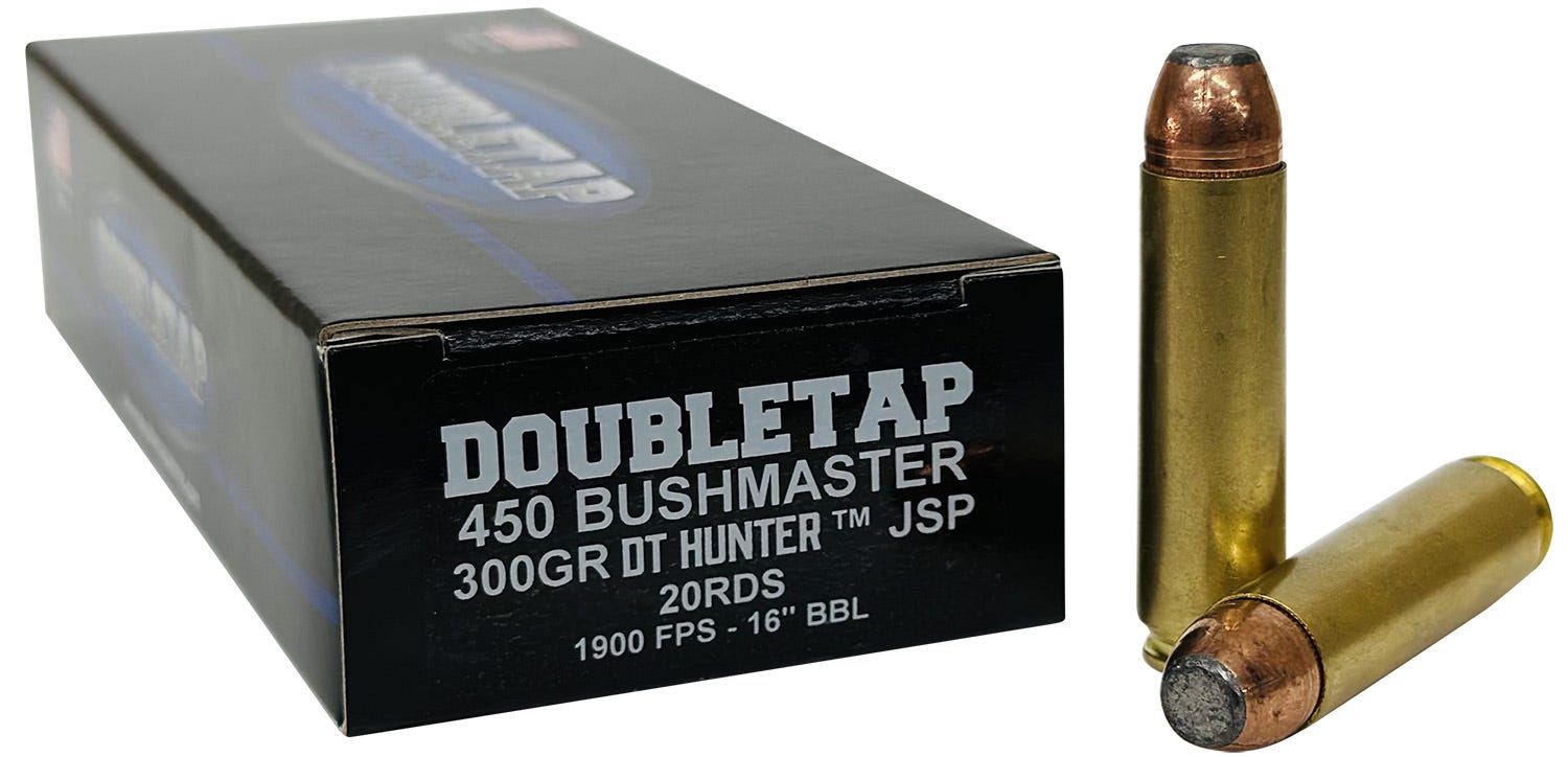 DoubleTap Rifle Ammunition .450 BM 300 Grain 20-Rounds JSP - DoubleTap Ammunition