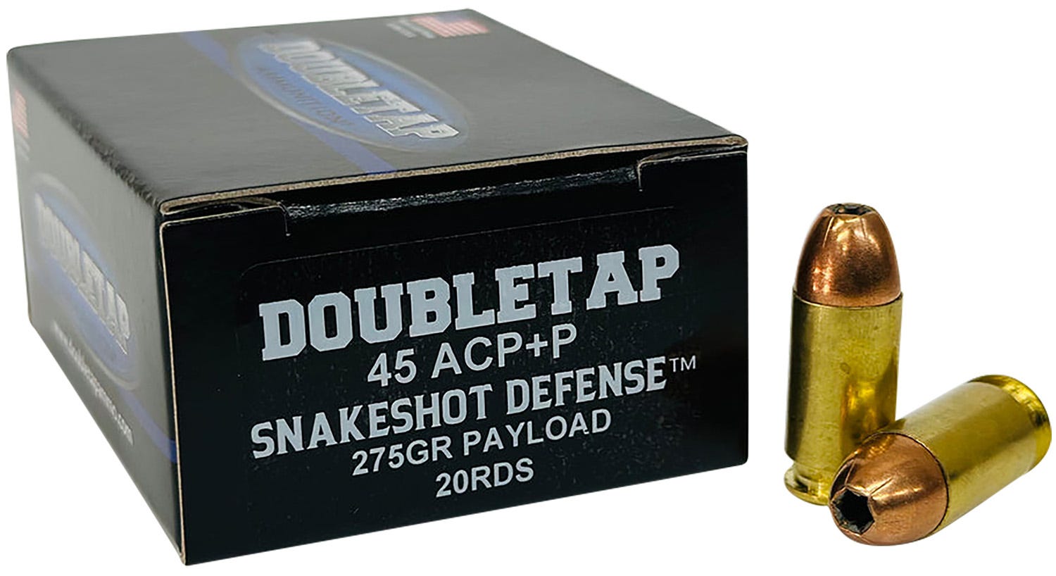 DoubleTap Snake Shot .45 ACP +P 275 Grain 20-Rounds JHP - DoubleTap Ammunition