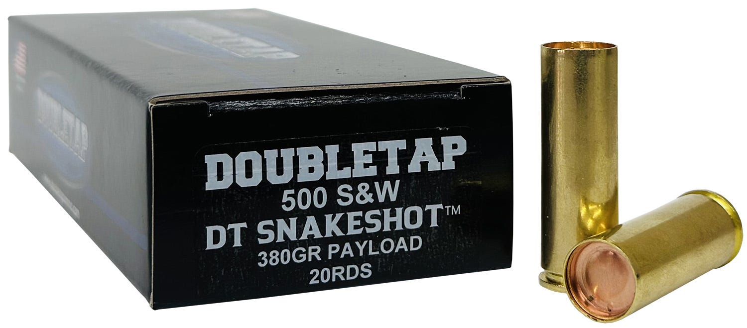 DoubleTap SnakeShot .500 SW 380 Grain 20-Rounds HFW w/ #9 Shot - Double Tap Ammunition