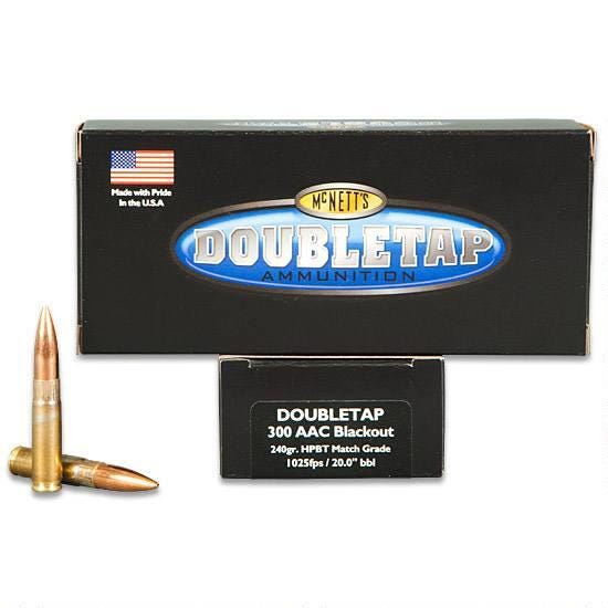 DoubleTap Subsonic Rifle .300 AAC Blackout 220 Grain 20-Rounds bleTap Subsonic Rifle .300 AAC Blackout 220 Grain 20-Rounds Ammo