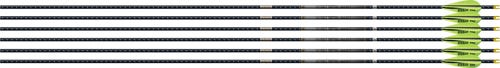 Easton 4mm EMJ Match Grade 400 Arrows 6-Pack w/ 3 AAE Hybrid Vanes