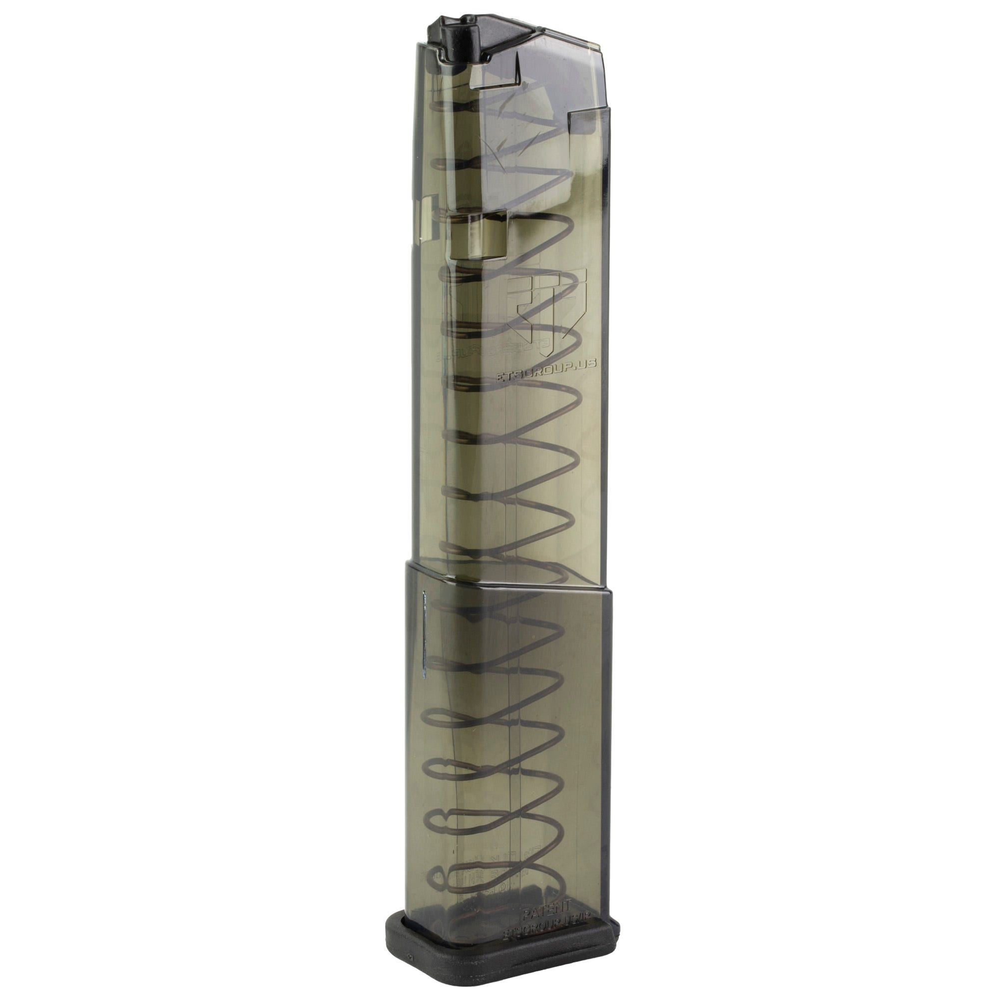 Elite Tactical Systems Pistol Mag Smoke 9mm 19-Rounds for Glock 43X
