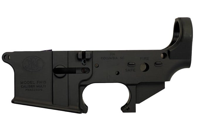 FN FN15 Stripped Lower Black 5.56 - FN