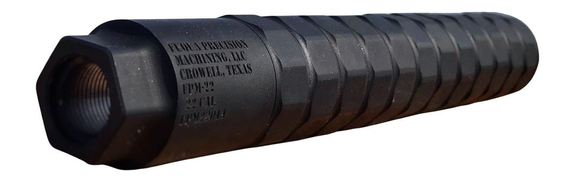 Fpm Gunworks FPM Gunworks FPM .22 Cal Suppressor Direct Thread 1/2x28 - $198.92 at GrabAGun