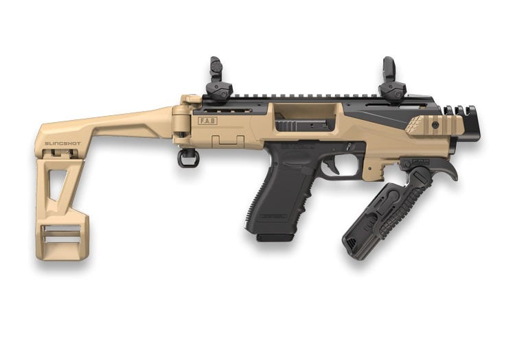 Fab Defense FAB Defense Scout Slat Brace Flat Dark Earth for Glock 17/19 - $416.34 at GrabAGun