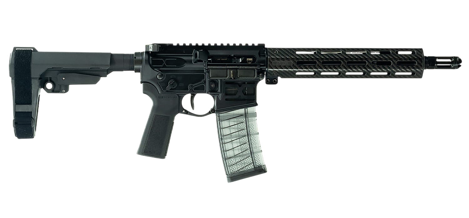 Faxon Firearms ION-X Hyperlite 5.56 10.5 Pencil Profile Barrel 30-Rounds w/ SB Tactical SBA3 Brace