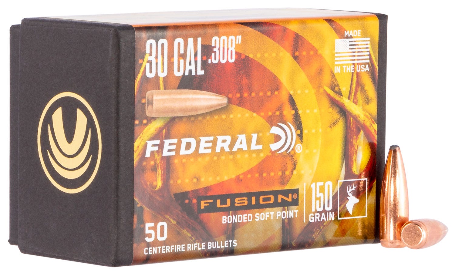 Federal Fusion Component .308 Win / .308 150 Grain 50-Count FSP - Federal