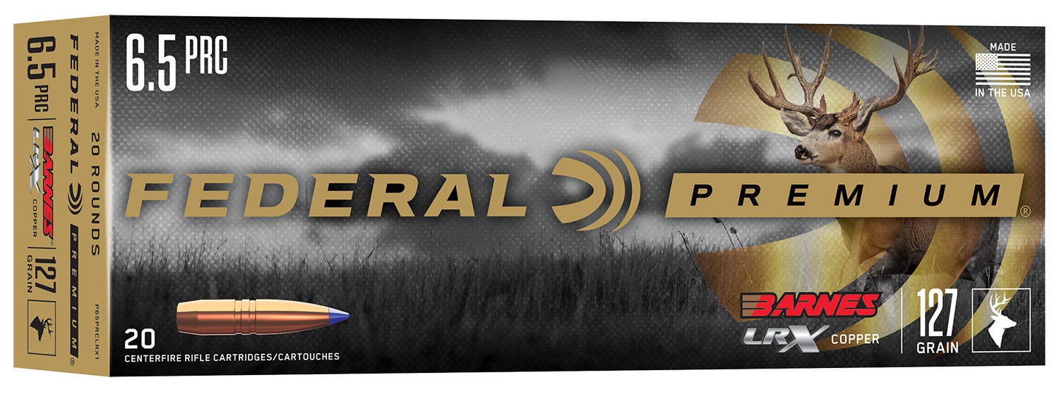 Federal Premium 6.5 PRC 127 Grain 20-Rounds BLLF