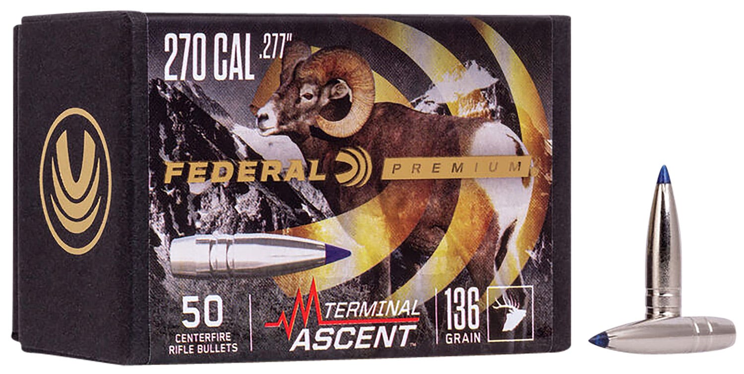 Federal Terminal Ascent .270 Win / .277 136 Grain 50-Count TA