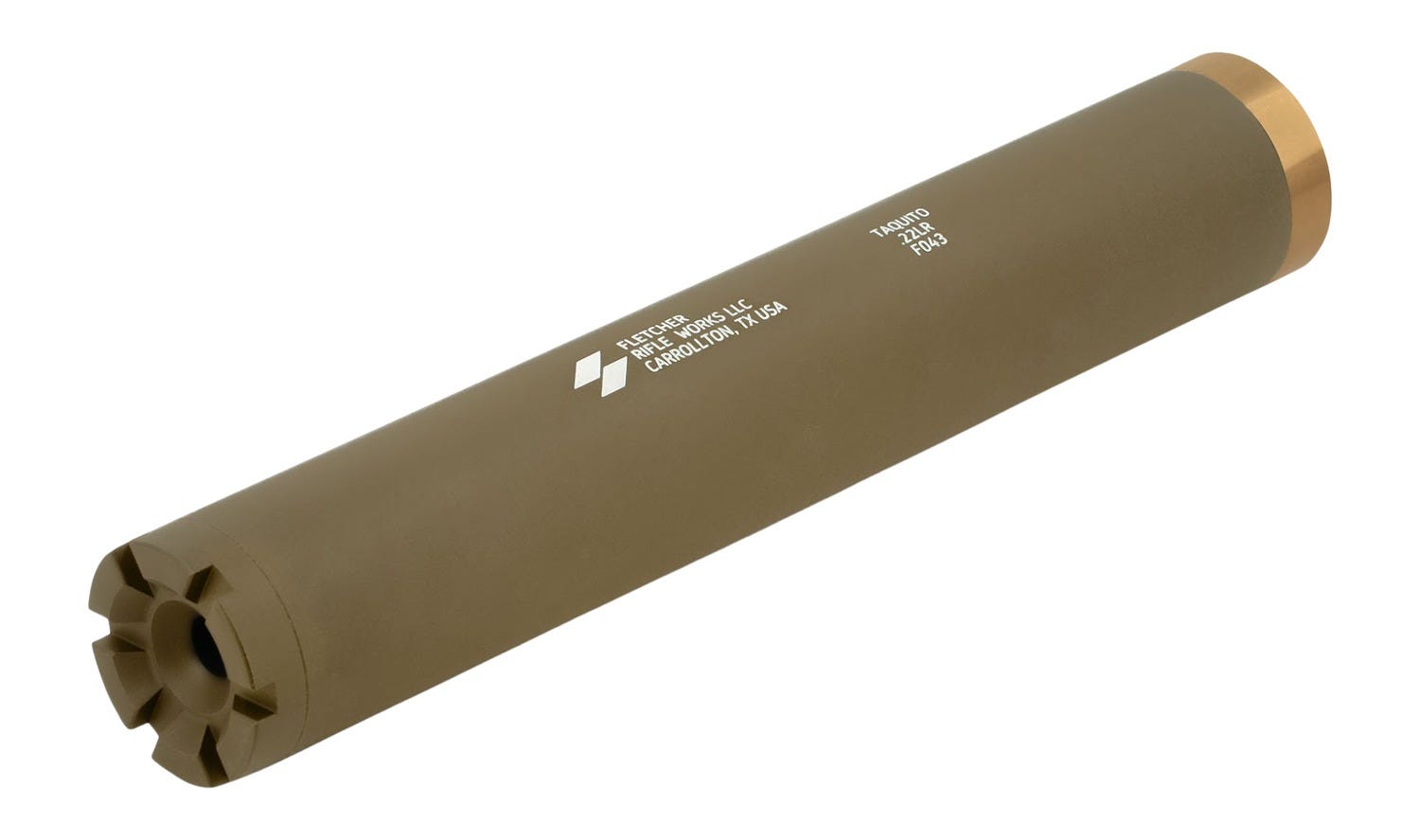 Fletcher Rifle Works Taquito Tan .22 LR 1/2x28 - FLETCHER RIFLE WORKS