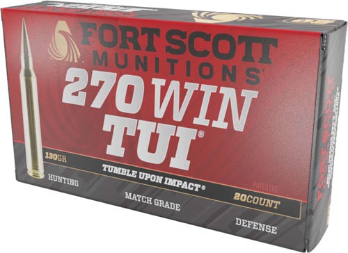 t Scott Munitions TUI .270 Win 130 Grain 20-Rounds SC Ammo