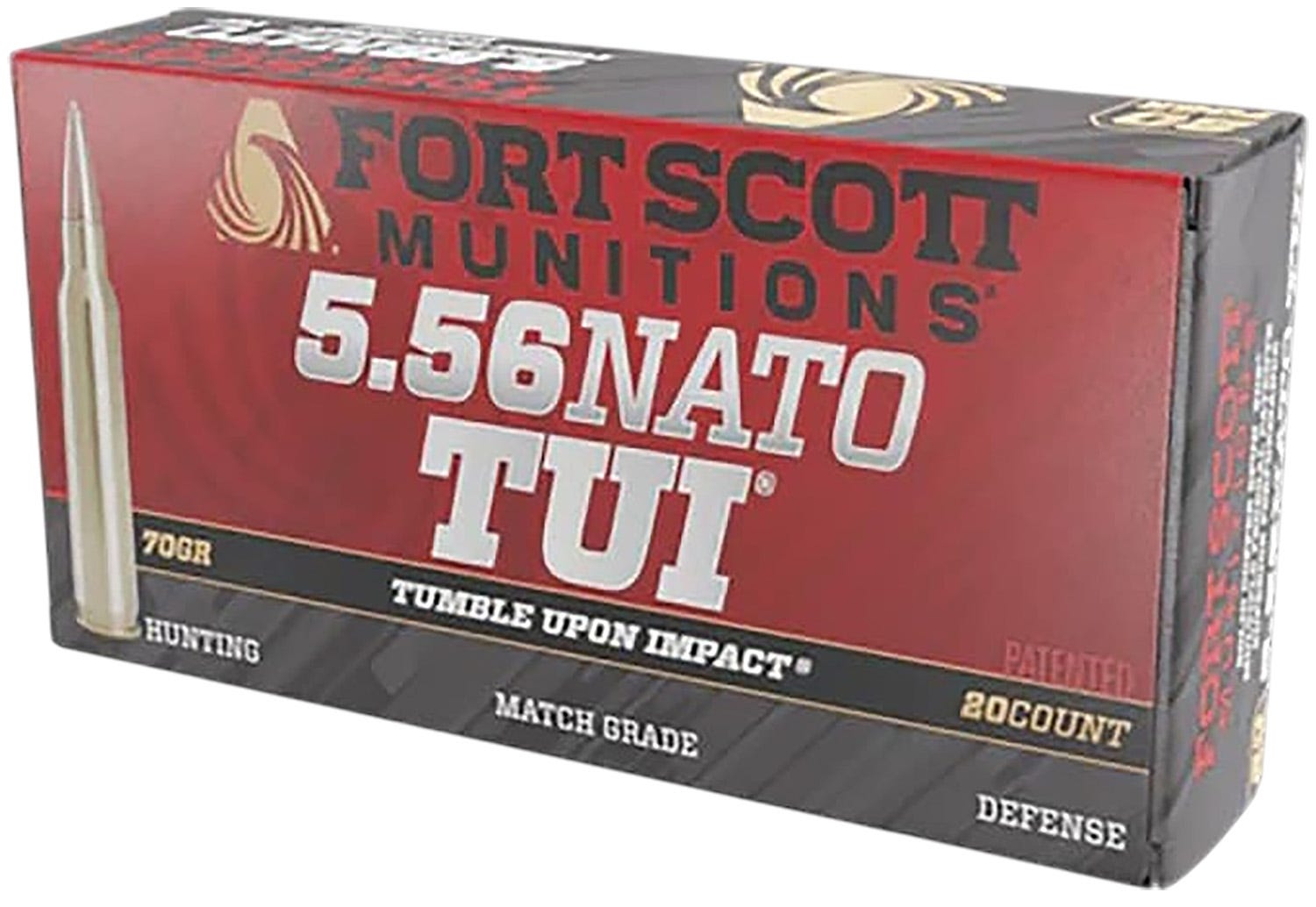 Fort Scott Munitions Fort Scott Munitions Tumble Upon Impact 5.56mm 70 Grain 20-Rounds LFSC - $26.68 at GrabAGun