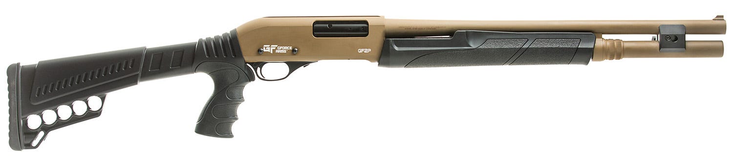 G-Force GF2P Flat Dark Earth 12 GA-3 20 Barrel 7-Rounds - GForce Arms
