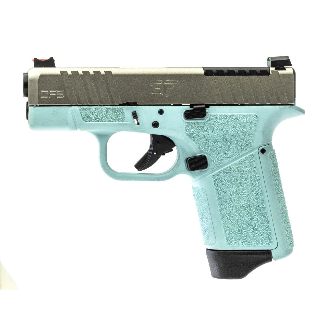 G-Force GF9 Rapture Robin s Egg Blue / Nickel 9mm 3.25 Barrel 12-Rounds OR